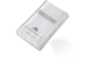 Wevac Food Vacuum Sealer Bags 15x25cm 100 Count Pre-Cut Bag for Food Saver, Seal a Meal, Weston. Commercial Grade, BPA Free, Heavy Duty, Great for Vac Storage, Meal Prep and Sous Vide Cooking