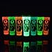 UV Glow - Glow in the Dark Face & Body Paint 10ml - Pack of 28 Tubes