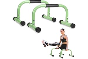 KingMile Parallettes, Handstand Barrenm, Großer Push Up Bar & & Dip Barren, Rutschfeste Liegestützgriffe, Calisthenics Equipment für Indoor & Outdoor, Geeignet für Heim-Fitness & Liegestütze