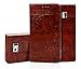 Produktbild Roreikes Samsung Galaxy S6 Hülle Flip Schutzhülle Zubehör Lederhülle mit Silikon Back Cover PU Leder Tasche Wallet Case im Bookstyle Stand Das Prägemuster für Samsung Galaxy S6 (Dunkelbraun)