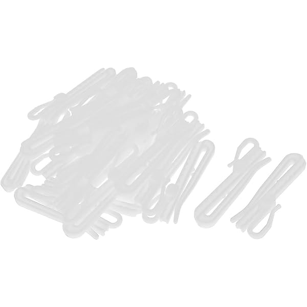 Valance Clip ZZLZX 10PCS 2.5inch Clear Plastic Barbados