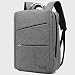 Produktbild Laptop-Rucksack 19 Zoll, 14-Zoll-Laptop Business-Rucksack, strapazierfähige dünne leichte wasserdichte Campus Rucksack, professionelle Business-Rucksack mit USB-Ladeanschluss, geeignet für Damen ( Farbe : Dunkelgrau )