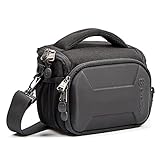 Bien Organizado: Divisor interno ajustable para sostener la cámara o mantener un objetivo pequeño separada. Múltiples bolsillos de almacenamiento para organizar baterías extras, tarjetas de memoria SD, protector contra lluvia, filtros, cargadores, teléfonos inteligentes y tarjetas de crédito y otros accesorios pequeños.