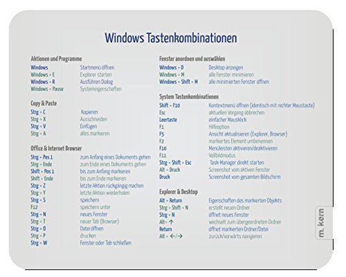 Mousepad Shortcut Windows