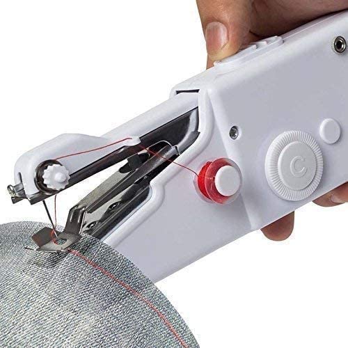 IGNITO Electric Handy Stitch Mini Hand Sewing Machine Stapler Style Mini Machine Home Tailoring Silai Machine Emergency Stitc