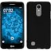 Produktbild PhoneNatic Case für LG K8 2017 Hülle Silikon schwarz matt + 2 Schutzfolien