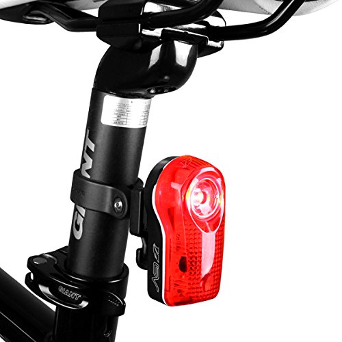 BV LED Sicherheitslicht Set, Sport Beleuchtung, LED Frontlicht und Rücklicht Set, Super Bright 1-watt Headlight and 1/2-watt Taillight Safety Light Set - 4