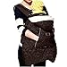 Comfortable Wind Cloak Warm Cover Hood Blanket Cover with Pockets to Keep Hands Warm for Baby Sling Carrier Hipseat (Coffee)