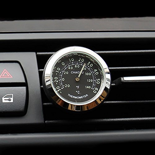 Preisvergleich Produktbild Txian Car Thermometer Air Vent Oldtimer Temperaturanzeige (38x38x17mm)