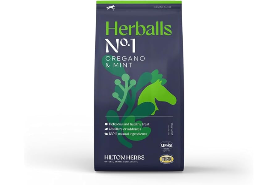 Hilton Herbs Herballs 100% Natural Treats � No Sugar, Molasses-Free, Healthy Horse Snacks