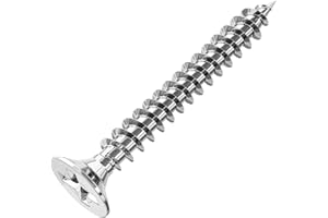 KELUBATU M3 Flat Head Wood Screws, Stainless Steel Countersunk Head Cross Wood Screws 3*20mm, Suitable For Indoor And Outdoor, Repairing Furniture, Carpentry And DIY, 120 Pieces Contains 20pcs M6 Screw Anchors