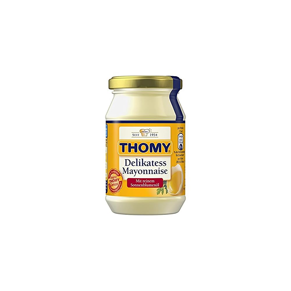 Thomy Delikatess Mayonnaise Mit Reinem Sonnenblumenl 250 Ml