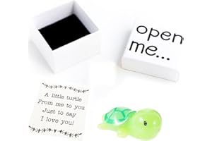 DORALER Cute Gifts for Boyfriend Girlfriend Her Him- I Love You Gifts, Turtle Gifts,i miss you,Funny Small Cute Duck Present ideas for Women Wife Husband Him Birthday