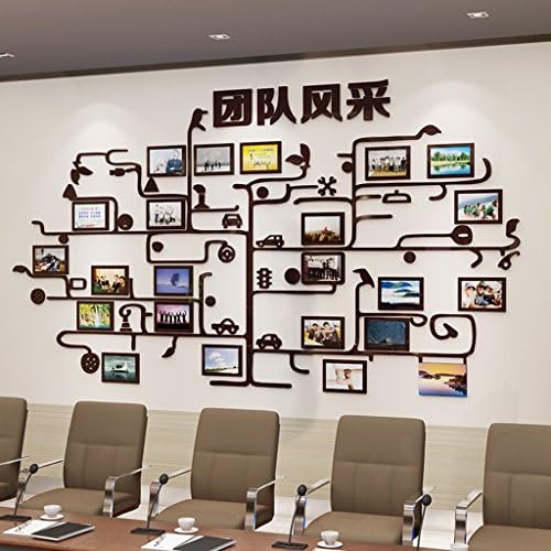Photo Wall, team Elegant demeanor the company culture Enterprise wall Creative office Decorative wall ( Color : #4 , Size : 300*167.6cm )