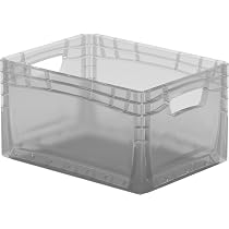 2er Set Transportbox Aus Kunststoff – Aufbewahrun Produktbild-Vorschau 2