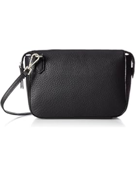 Ecco Damen Kauai Crossbody Umhängetasche, Schwarz (Black), 9x16x24 cm