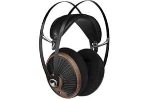 MEZE AUDIO 105 Silva | przewodowe lekkie audiofilskie słuchawki z otwartym tyłem | dynamiczne przetworniki 50 mm | niska impedancja 42 omy | kable i torba do przenoszenia w zestawie