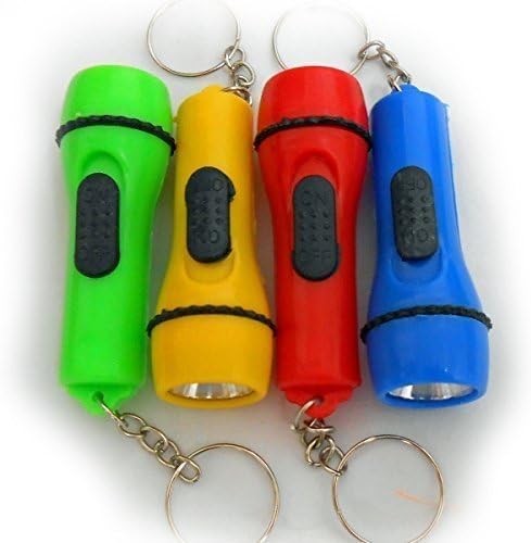 Shentian 12 x LED torch lamps as key fobs