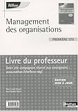 Image de Management des organisations 1re STG : Livre du professeur