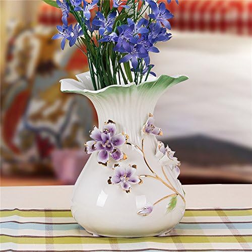 Maivace Ceramic Vase Decorative Ornaments Ceramic Modern Fashion European Enamel Color Porcelain Home Wedding Ceremony