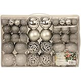 Acceso a todos los puertos Bolas de navidad Bolas de navidad con{100} unidades de colour plateado