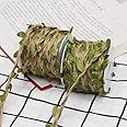DÉCOCO 2 Rolls Natural Colorful leaf twine Rope Jute Twine String For DIY handmade Art & Crafts, Wedding Christmas Garden Decoration, Gifts - 10M(393.7inches) each Roll.