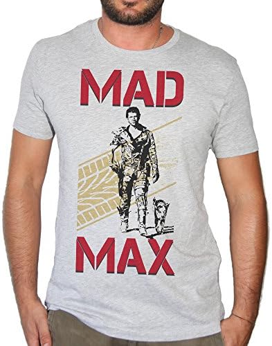 Mad Max 1 – by Brain Factory T-Shirt, Grey Sport, x-Large