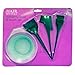 LazyFrog® 4 piece Hair Colouring Bleaching Dye Brush and Bowl Beauty Set Barber Tint Bowl Adult Hairdresser Hair Dressing Cape Salon Barber Hair Coloring Kit (Tint Bowl + Brush Set)