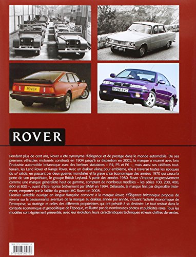 Book's Cover of Rover, l'Elegance Britannique