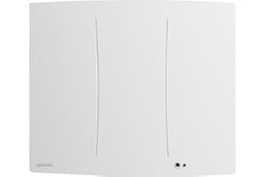 Atlantic, Radiateur électrique AGILIA Horizontal 1500W Pilotage Intelligent Connecté, Un design élégant avec sa façade blanche mate texturée, Équipé du pilotage Intelligent