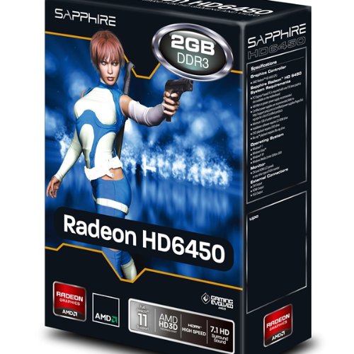 Sapphire HD 6450 2GB DDR3 HM  tarjeta gr  fica