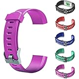 AGZHU Cinturini di ricambio, cinghie regolabili, cinturino colorato accessorio cinturino di ricambio per fitness tracker per 