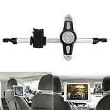 2, Rotación de 360 grados: Esta tableta de soporte para coche le permite girar la tableta en todas las direcciones para obtener el mejor ángulo de visión.