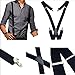 Produktbild Yinew Hosenträger für Herren X-förmige breit verstellbar und elastisch mit einem sehr starken Clips für Männer Hose