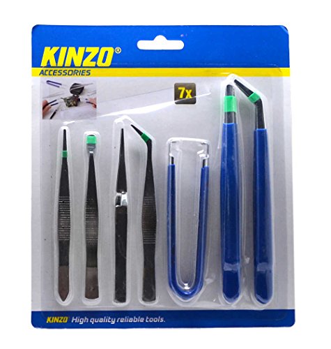 Pinzettenset 7 teilig KINZO
