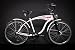 Produktbild 26" Zoll Beach Cruiser Fahrrad Shimano 7 Gang Nabendynamo SCHWALBE Shark Dekor B-Ware
