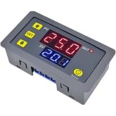 iHaospace Timer Relay DC 12V 10A Programmable Digital Time Cycle Delay Switch Module 1500W 220V 110V ON-Off Control 0-999 Sec