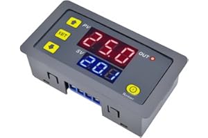 iHaospace Timer Relay DC 12V 10A Programmable Digital Time Cycle Delay Switch Module 1500W 220V 110V ON-Off Control 0-999 Second Min Hour LED Display