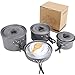 Produktbild LYGOD Camping-Kochtopf Outdoor Kochausrüstung Kochgeschirr Picknick Topf 16-Teiliges Kochtopf Set Kochausrüstung & Aluminium Kochtopf(Anzug für 4-5 Personen)