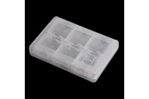 KLSYCHRY 28 en 1 Caja de Cartucho con Soporte para Tarjeta de Juego para Juegos Nintendo DS 3DS (Blanco)