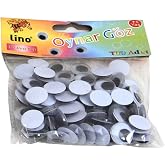 LINO OYNAR G&Ouml;Z B&Uuml;Y&Uuml;K BOY 15 mm 50 Lİ RBZ-016-A