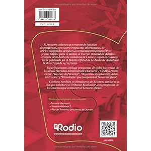Administrativos. Junta de Andalucía. Test del Temario y Simulacros de Examen