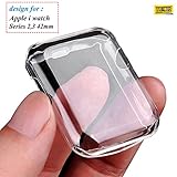 #9: Taslar Apple Watch Series 2/3 42MM Full Cover Case (Transparent)