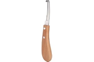 Chimertech Hoof Knife, Professional Trimming Tool, Ergonomic Handle, for Cow Horse Goat Hoof Care, Durable Construction