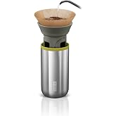 WACACO Cuppamoka kahve demliği, taşınabilir damla kahve makinesi, 10 koni kağıt filtreli kahve makinesi, elle &ccedil;alıştırılan, p