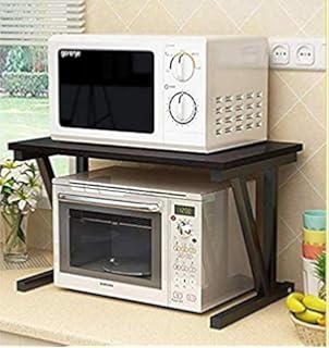 The Best Sellers Metal And Wood Microwave Oven Stand Kitchen Cabinet And Counter Spice Shelf Rack Toaster Organizer Mdf Black Amazon In Home Kitchen