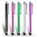 Produktbild ONX3® Blackberry Q10 5er Pack hohen kapazitiven Stylus Pens Grün/Schwarz / Weiß/Lila / Pink