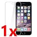 Produktbild iPhone 7 Plus 1X - Film Panzerglas Glas Schutzglas Hartglas für APPLE IPHONE 7 Plus - Wi-Fi Lte 4G 2,5D 9H Panzerfolie Schutz Folie Tempered Glass Touch Display + 1 trockenen Tuch + 1 feuchtes Tuch + Kunststoffverpackungen