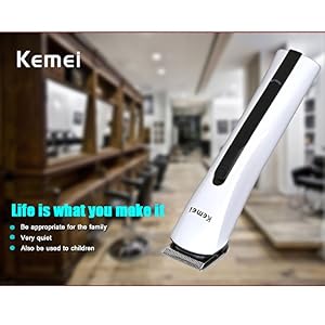 Kemei Professional Rechargeable Hair Trimmer Electric Hair Clipper Cutting Machine for Children Pets and Adults km-2516 - Image 2