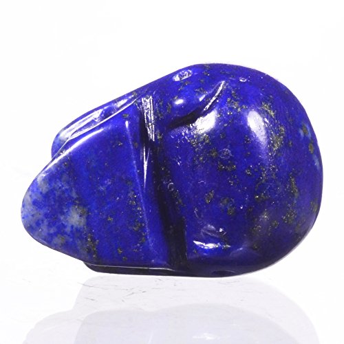 Mineralbiz 1.5 „Mini natürlichen Lapis Lazuli Edelstein geschnitzten Kristall Schädel, Schädel Carving, Kristall menschlichen Schädel Kopf Skulptur, heilende Reiki - 7